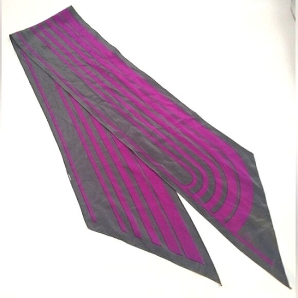 Vera Vintage Long Silk Scarf - Picture 1 of 11